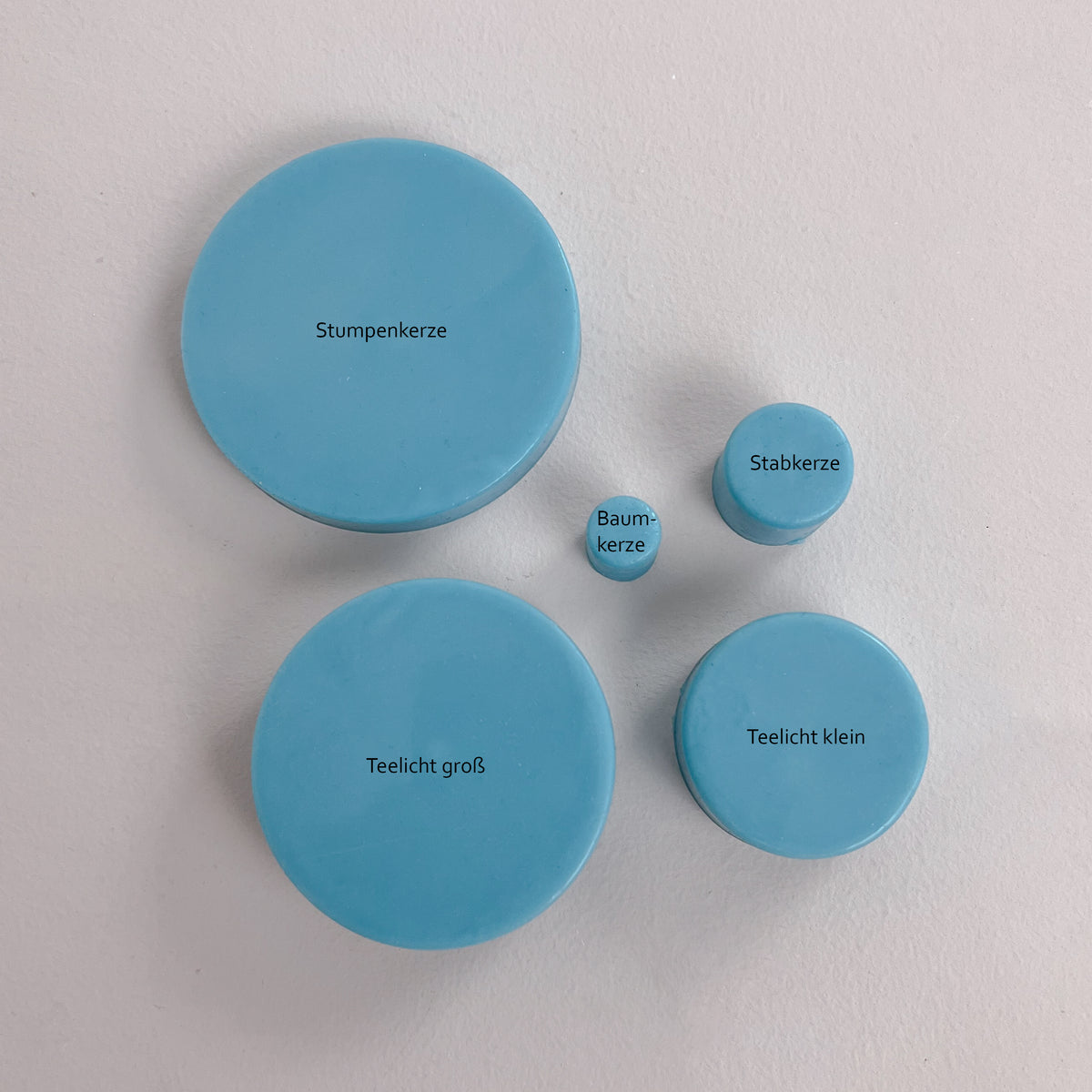 Silikonform ~ Kerzenhalter Nupsis / Platzhalter in verschiedenen Varia ...
